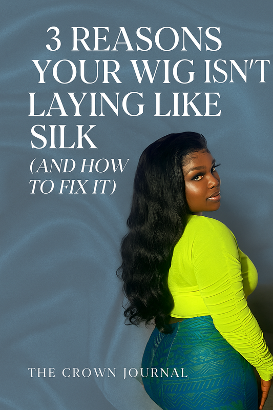 3 Reasons Your Wig Isn’t Laying Like Silk (And How to Fix It)